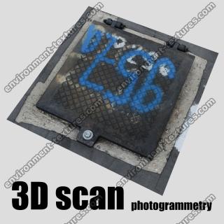 3D Scan Of Manhole Cover #12